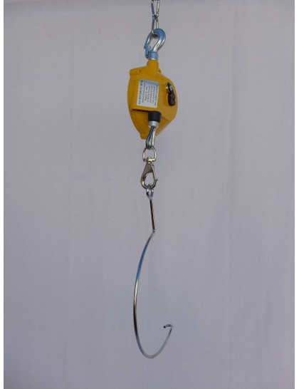 Federzug / Balancer mit Bügel für tragbare Sacknähmaschinen